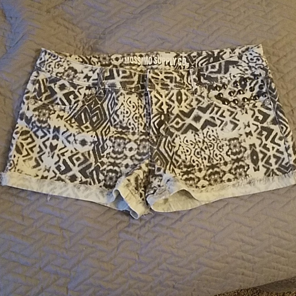 Printed Jean short
